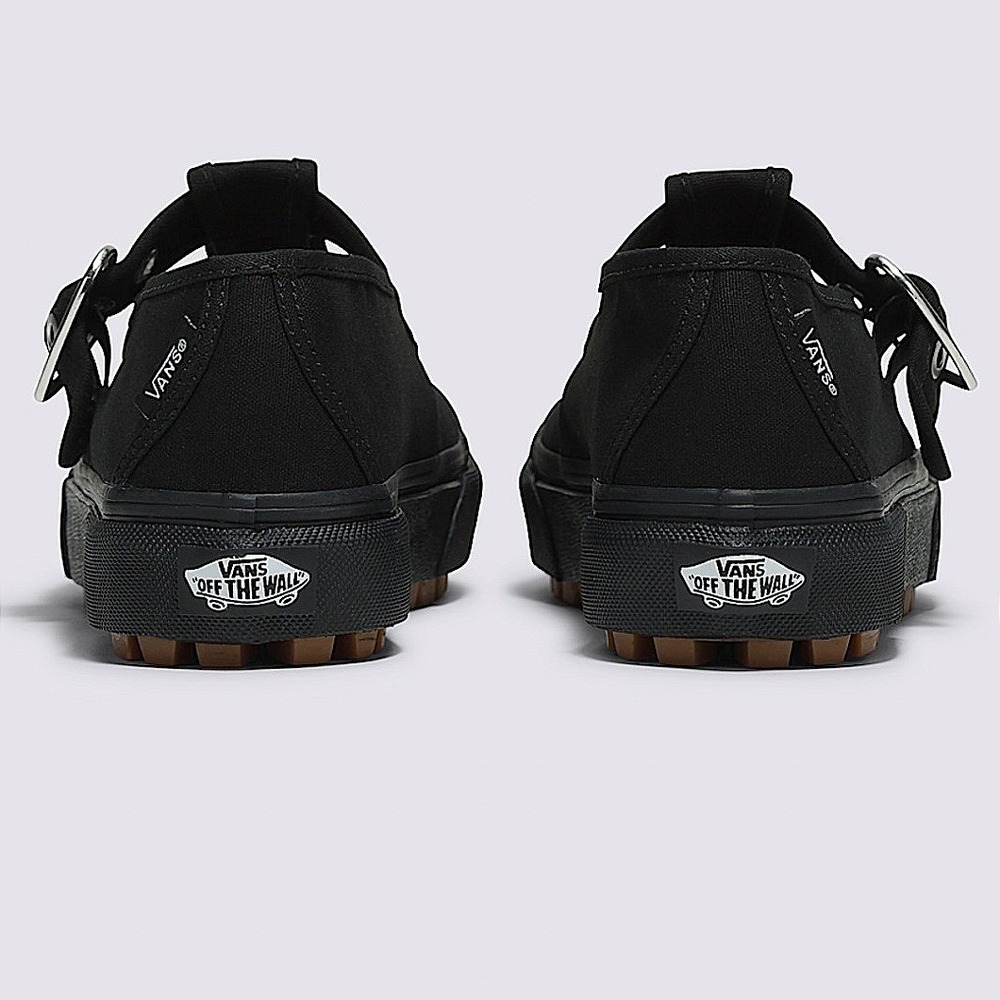 Vans Style 93 Black Mary Jane Sneakers Heart Buckle VN0A3XTJBKA Women's Sz 7 NEW - Picture 14 of 14